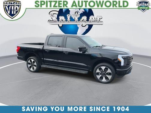 Agate Black Metallic 2025 Ford F-150 Lightning Platinum