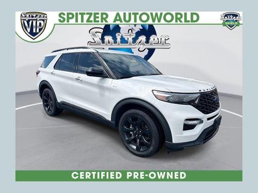 White Metallic 2023 Ford Explorer ST-Line