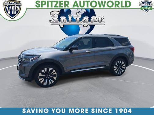 Carbonized Gray Metallic 2025 Ford Explorer Platinum