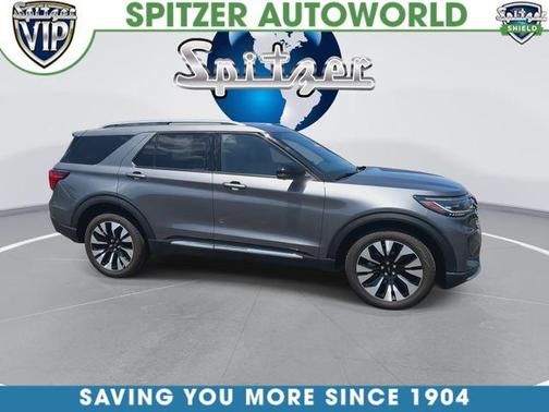 Carbonized Gray Metallic 2025 Ford Explorer Platinum