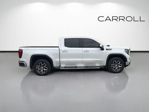 White Frost Tri-Coat 2025 GMC Sierra 1500 SLT
