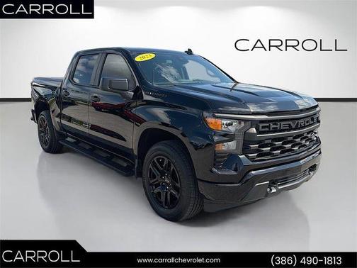 Black 2023 Chevrolet Silverado 1500 Custom