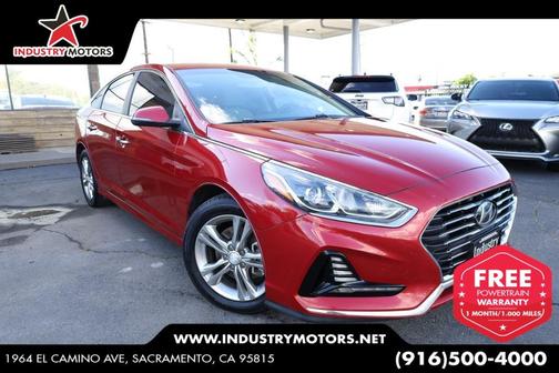 Scarlet Red 2018 Hyundai SONATA SEL