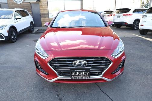 Scarlet Red 2018 Hyundai SONATA SEL