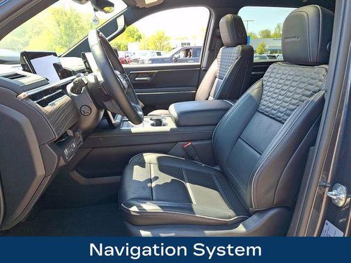 Deep Ocean Metallic 2025 GMC Sierra EV Extended Range Denali