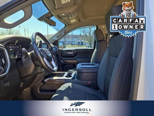 Summit White 2021 GMC Sierra 1500 Elevation