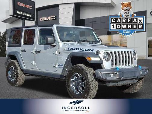 Silver Zynith Clearcoat 2023 Jeep Wrangler 4xe Rubicon