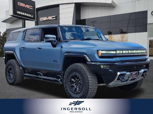 Neptune Blue Matte 2024 GMC HUMMER EV SUV 3X