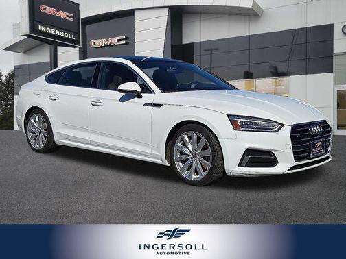 White 2018 Audi A5 2.0T Premium