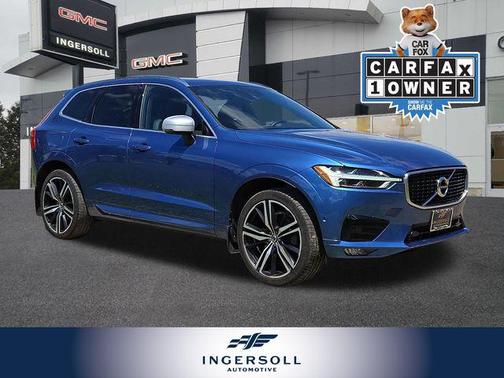 Blue Metallic 2018 Volvo XC60 T6 R-Design