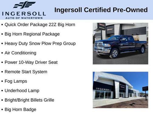 2017 RAM 3500 Big Horn Crew Cab 4x4 8' Box