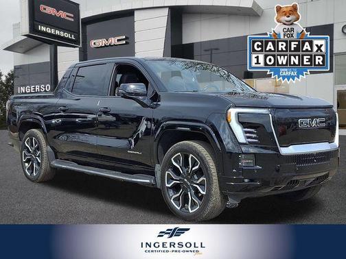 Onyx Black 2025 GMC Sierra EV Max Range Denali