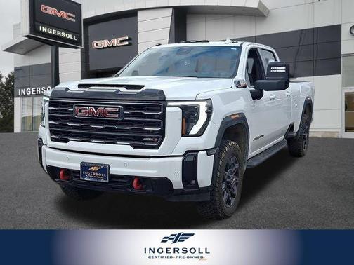 Summit White 2025 GMC Sierra 2500 AT4