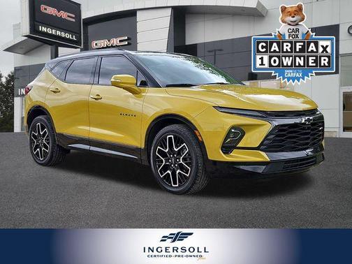 Nitro Yellow Metallic 2023 Chevrolet Blazer RS