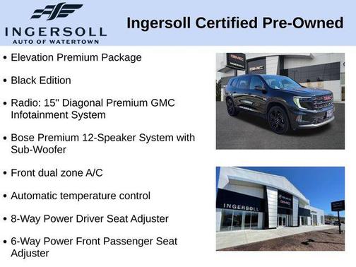 Ebony Twilight Metallic 2025 GMC Acadia AWD Elevation
