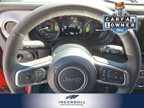 Firecracker Red Clearcoat 2025 Jeep Wrangler 4xe Sahara