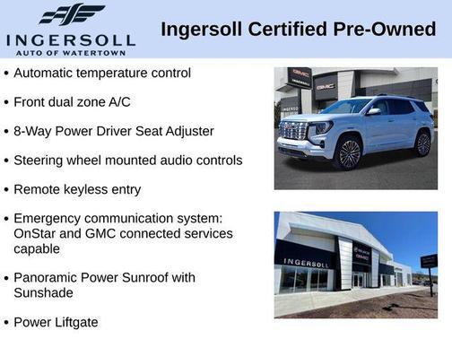 Glacier White Tricoat 2026 GMC Terrain Denali