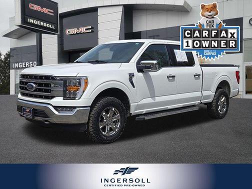 Star White Metallic Tri-Coat 2022 Ford F-150 Lariat