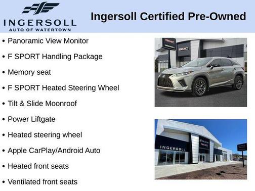 2022 Lexus RX 350 F SPORT Handling