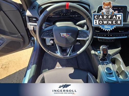 Midnight Steel Metallic 2024 Cadillac CT4-V V-Series Blackwing