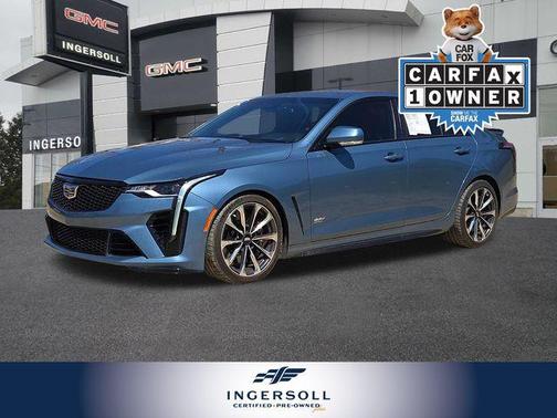 Midnight Steel Metallic 2024 Cadillac CT4-V V-Series Blackwing