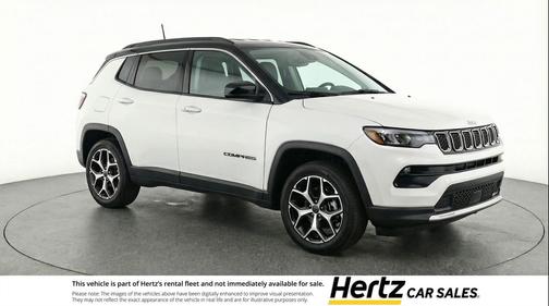 Bright White Clearcoat 2025 Jeep Compass Limited