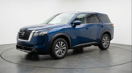 Deep Ocean Blue Pearl 2025 Nissan Pathfinder SV 4WD