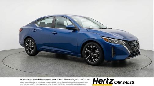 Electric Blue Metallic 2025 Nissan Sentra SV