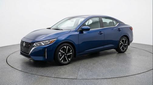 Electric Blue Metallic 2025 Nissan Sentra SV