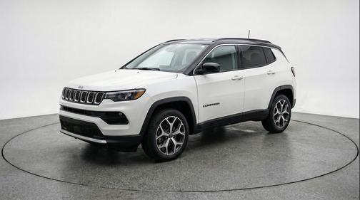 Bright White Clearcoat 2025 Jeep Compass Limited