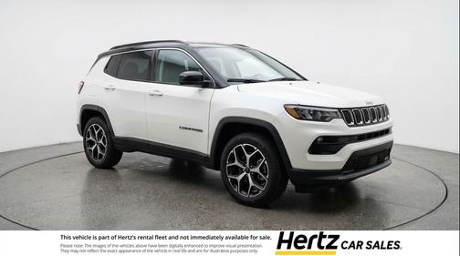Bright White Clearcoat 2025 Jeep Compass Limited