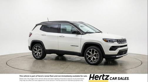 Bright White Clearcoat 2025 Jeep Compass Limited