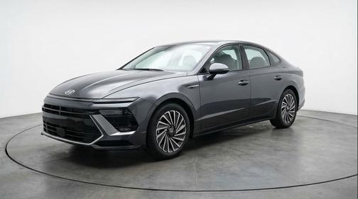 Portofino Gray 2025 Hyundai SONATA Hybrid SE