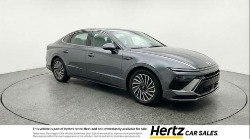 Portofino Gray 2025 Hyundai SONATA Hybrid SE