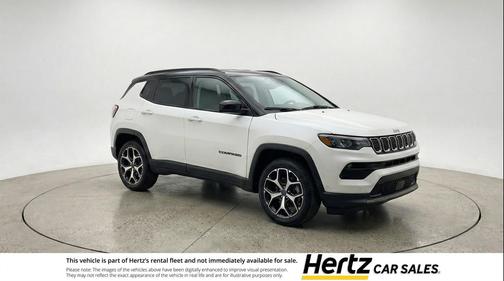 Bright White Clearcoat 2025 Jeep Compass Limited