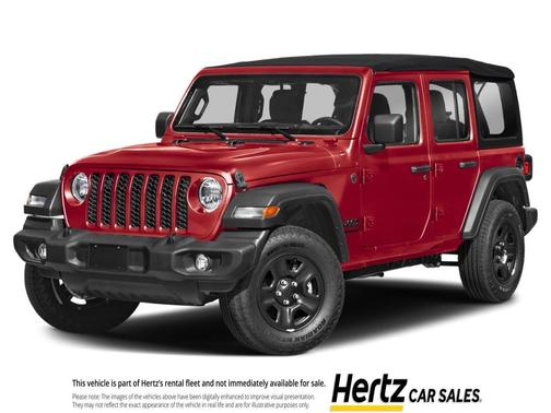 Firecracker Red Clearcoat 2025 Jeep Wrangler Sport S