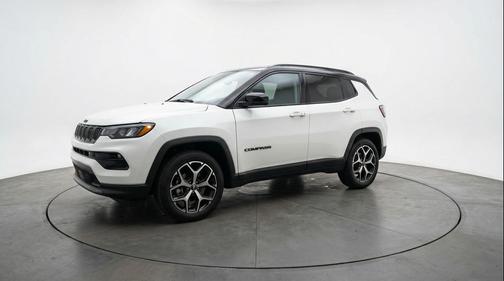 Bright White Clearcoat 2025 Jeep Compass Limited