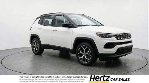 Bright White Clearcoat 2025 Jeep Compass Limited