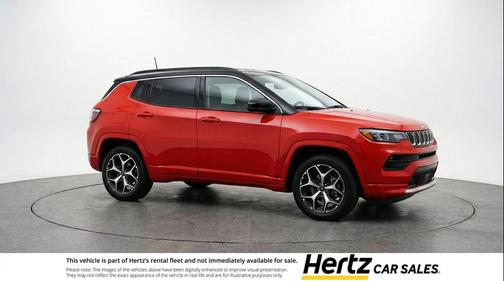 Red Hot Pearlcoat 2025 Jeep Compass Limited