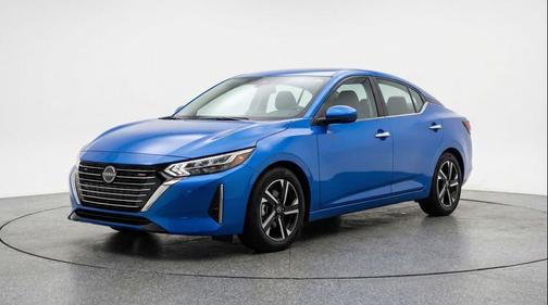 Electric Blue Metallic 2025 Nissan Sentra SV