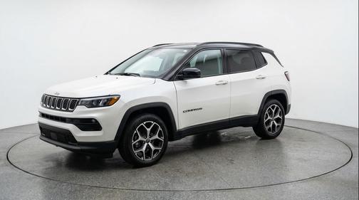 Bright White Clearcoat 2025 Jeep Compass Limited