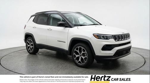 Bright White Clearcoat 2025 Jeep Compass Limited