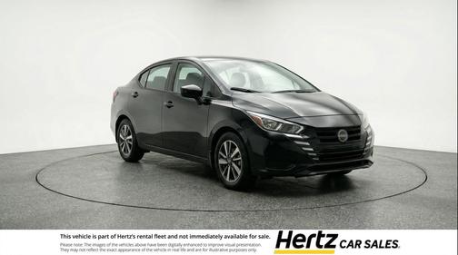 Super Black 2025 Nissan Versa 1.6 SV
