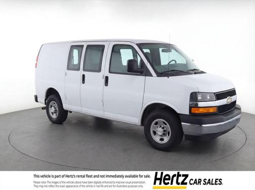 Summit White 2025 Chevrolet Express 3500 RWD 3500 Extended Wheelbase LT