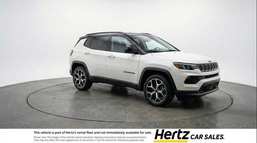 Bright White Clearcoat 2025 Jeep Compass Limited