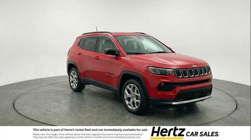 Red Hot Pearlcoat 2025 Jeep Compass Latitude