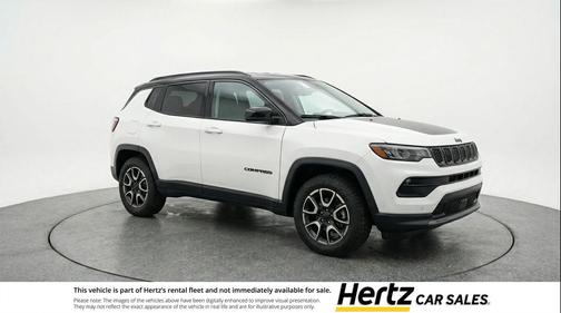 Bright White Clearcoat 2025 Jeep Compass Trailhawk