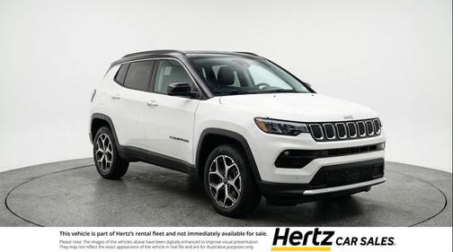 Bright White Clearcoat 2025 Jeep Compass Limited