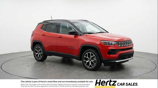 Red Hot Pearlcoat 2025 Jeep Compass Limited
