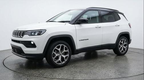 Bright White Clearcoat 2025 Jeep Compass Limited